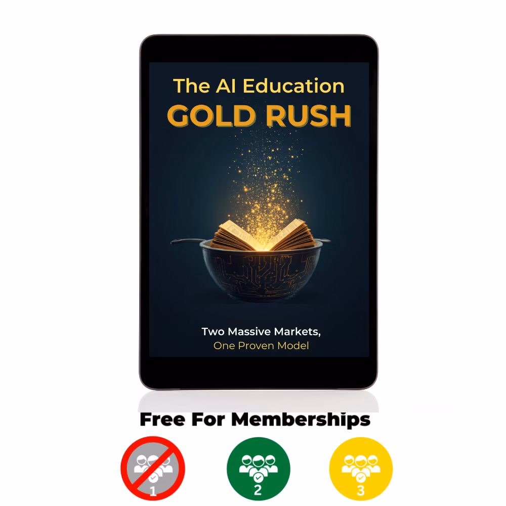The AI Education Gold Rush: Two Massive Markets, One Proven Model